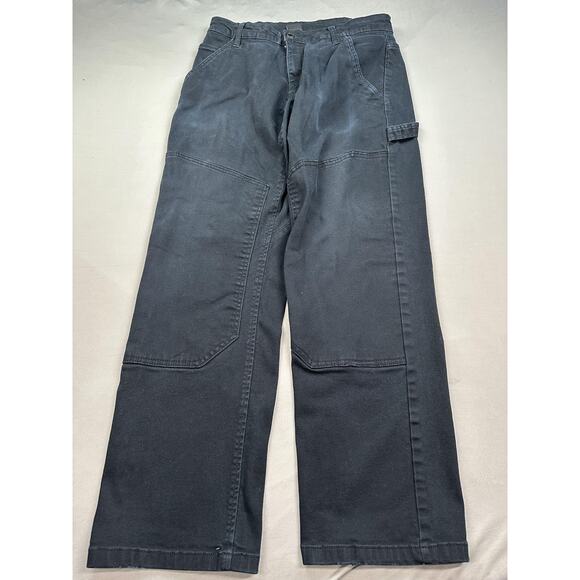 Caterpillar CAT Pants Mens 32x30 Black Workwear Carpenter Utility Heavy Duty - Picture 1 of 16